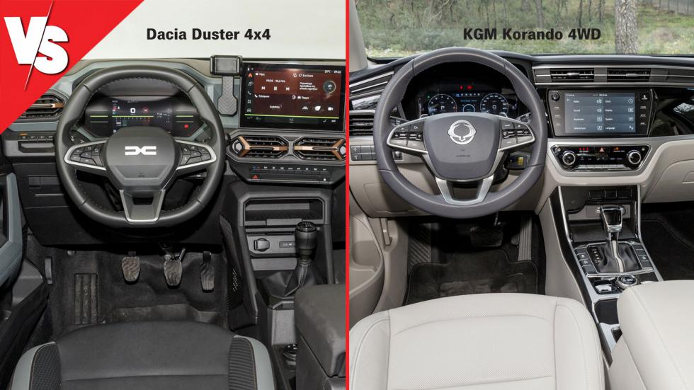 Dacia Duster ή KGM Korando σε τετρακίνητο οικογενειακό SUV;